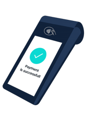 Betaling succesvol op terminal-1